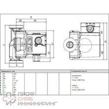 Насос DAB VA 25/18 (1") 230/50