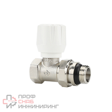 Ручной радиаторный клапан Varmega VM10111 прямой с самоуплотняющимся полусгоном