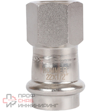 Переходник Rommer ВПр-ВР 22х1/2 из нержавеющей стали