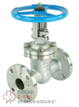 Задвижка клиновая 30нж64нж DN.ru GVWR3131M-2W-F-S Ду150 Ру25 фланцевая, с выдвижным шпинделем, корпус - сталь CF8, уплотнение - METAL, управление - штурвал