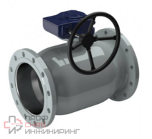 Шаровой кран NAVAL нержавеющий Фланец DN 150, PN 25 с редуктором