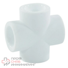 Крестовина РосТурПласт PP-R белая Дн40
