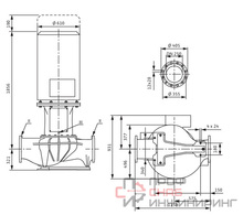Насос Wilo IL 250/395-110/4