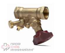 Клапан балансировочный STA с дренажем DN20 внутренняя резьба PN20 AMETAL