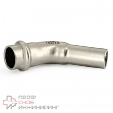 Угол Uni-fitt 45' пресс 28, нержавеющая сталь