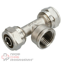 Тройник AQUALINK обжим. В.Р 20х1/2х20