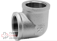 Угольник 1/2"ВР-ВР никелированный IVANCI