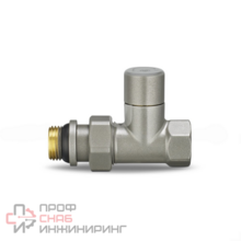 Ручной радиаторный клапан Varmega, 1/2", прямой, серый