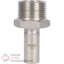 Вставка переходная Rommer НПр-НР 18х1 из нержавеющей стали