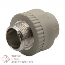 Муфта комб. нар 20х3/4'' EVER® plast серый