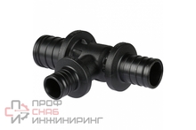 Тройник 25-25-16, Rehau RAUTITAN, PX, надв.гильза-надв.гильза, PPSU