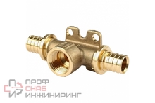 Тройник настенный Rehau, В, 20, 1/2", 16, бронза (RX)