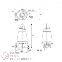 Насос Grundfos SE1.50.65.22.2.50D.B