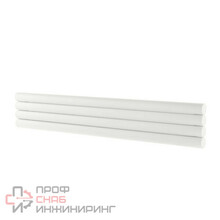 Стальной горизонтальный радиатор отопления Warmmet Power 76H ширина 750 мм секций 4 цвет белый тип подключения: нижнее правое