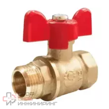 Кран шаровой Valfex лат 11Б27фт1М Ду20 Ру40 м/р полн баб