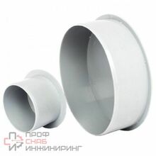 Заглушка РосТурПласт PP-H белая бесшумная Дн110