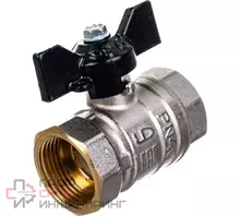 Шаровой кран LD угловой шаровой 3/4'' - 3/4'' вн/вн бабочка LD PRIDE