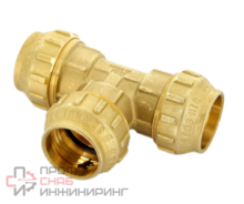 Тройник Tiemme 20 латунный для ПНД труб