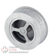 Обратный клапан тарельчатый нержавеющий межфланцевый, Lotar 1/2" (DN15)  AISI304 (CF8)  LTR-TD15/4