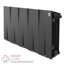 Радиатор биметаллический Royal Thermo PianoForte 300 Чёрный - 10 секц., Новый