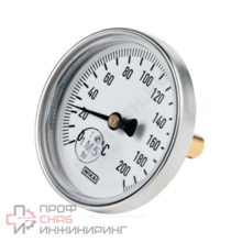Термометр биметаллический A50.10 200С Дк80 L=100 G1/2" осевой Wika