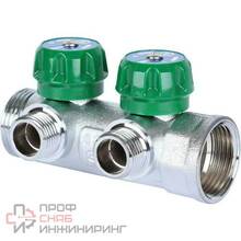 Коллектор регулирующий STOUT SMB-6849-011202 1, 2 отвода 1/2 плоское уплотнение