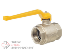 Кран шаровой Баз 11Б27п Dn40 Pn40 газ вр/вр рычаг никель, серия Standart