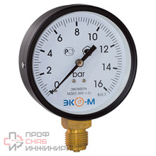 Манометр МД02-100мм 0-0,6МПа (0..6бар) G1\2 ЭКОМЕРА