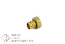 Соединение с накидной гайкой 3/4"-1/2", General Fittings 2700, резьба-резьба, вн.- нар., латунь