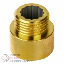 Удлинитель General Fittings 2600 1/2"-1/2" резьба-резьба вн-нар латунь l=15