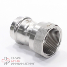 Переходник WAAG Heavy Inox 35-1 1/4" пресс-резьба сталь нержавеющая