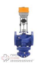 Клапан Теплосила проходной седельный регулирующий комбинированный TRV-C-25-10-301