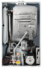 Котел газовый настенный Navien Deluxe S 35K (35 кВт, 2-контурн., закр. камера)