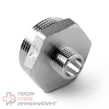 Ниппель латунный ProAqua НР 1-1/4" x 1"