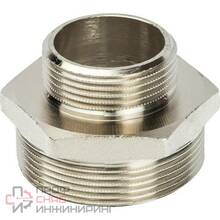 Ниппель Stout НН переходной никелированный 2"х1 1/4"