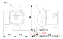 Насос Grundfos UPS32-80 180 1x230V 50Hz 9H RU