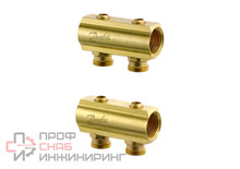 Коллектор с запорным вентилем Ридан FHF-R 7+7