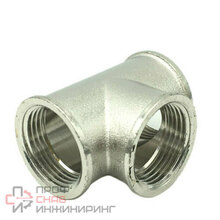 Тройник SantechSystems латунь/никель Ду 32 ВР/ВР