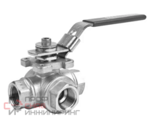 Кран шаровой 3/8" 3WAYT316-PPM010