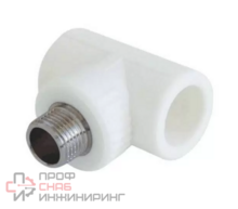 Тройник РосТурПласт комбинированный наружная резьба (20-3/4")