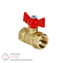 Кран шаровой Valfex N/P59 для ВОДЫ 1/2 ВР/ВР ручка-бабочка 11Б27фт1М (96/24)