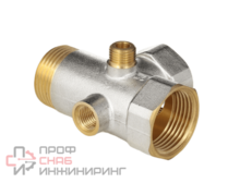 Штуцер пятивыводной 3x1"+2x1/4" лат ник Aquasfera 9036-01 64мм