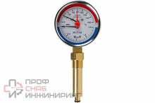 Термоманометр ЭКОМЕРА 160С 1,6МПа Дк80 G1/4"осевой в/к перех G1/2" L=40мм