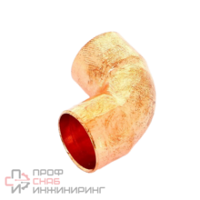 Угольник медный 90 градусов двухраструбный 15 мм, модель 95090