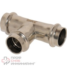 Тройник равнопроходной Rommer ВПр 22 из нержавеющей стали