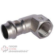 Угольник-переходник Rommer ВПр-ВР 18х1/2 из нержавеющей стали