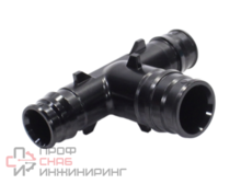 Тройник 20-25-20, WAAG Xpand, обж.кольцо-обж.кольцо, полифениленсульфон
