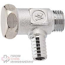 Кран шаровой латунь сливной R65D Ду10 Ру42 р/штуцер Giacomini