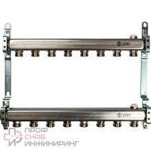 Коллектор из нержавеющей стали для радиаторной разводки STOUT 8 вых. SMS 0923 000008