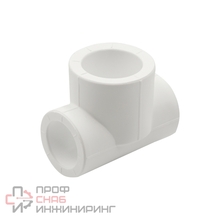 Тройник Акватек переходной 20х25х20 белый